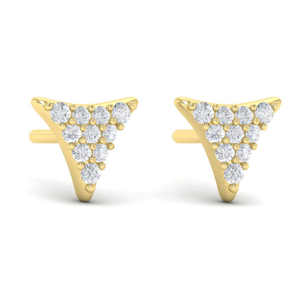 Vlora Diamond Earrings in 14K Yellow Gold with 0.29cts