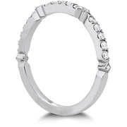 0.25 ctw. Cali Chic Diamond Accent Band in 18K White Gold