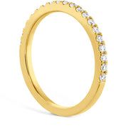 0.28 ctw. Cali Chic Band Matches SplitShank DER in 18K Yellow Gold