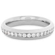 0.5 ctw. Coupled Eternity Band 4mm in 18K White Gold