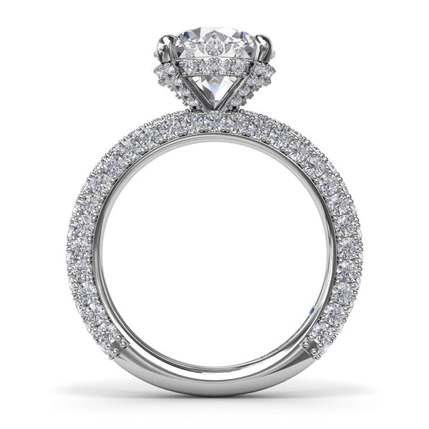 Fana Diamond Engagement Ring In 14K White Gold
