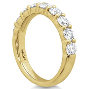 Hearts On Fire Signature 9-stone Band in 18K Yellow Gold with 1.57ctw