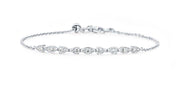 Hearts On Fire Aerial Dewdrop Bracelet in 18k white gold .47 ct.