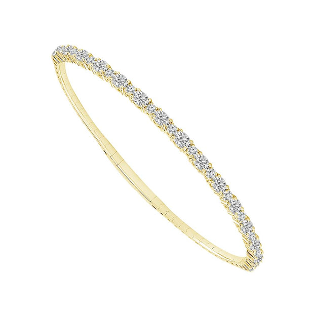 IDD Flexie Diamond Bracelet in 14k Yellow Gold