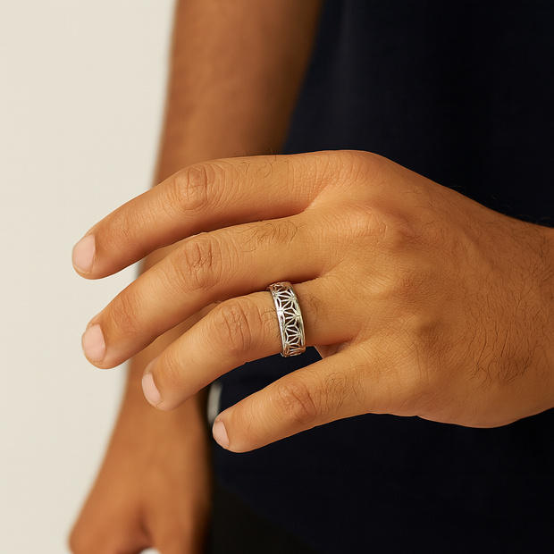 Plateau Jewelers Kumiko Wedding Band in 14k White Gold