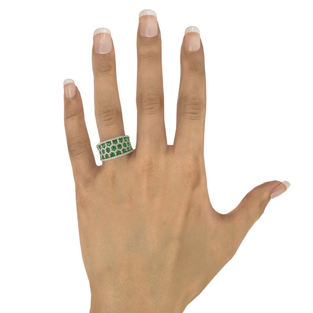 Fana Diamond and Emerald Ring