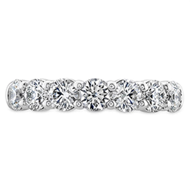 Hearts On Fire Signature Diamond 7-stone Band in 18K White Gold with 1.50ctw