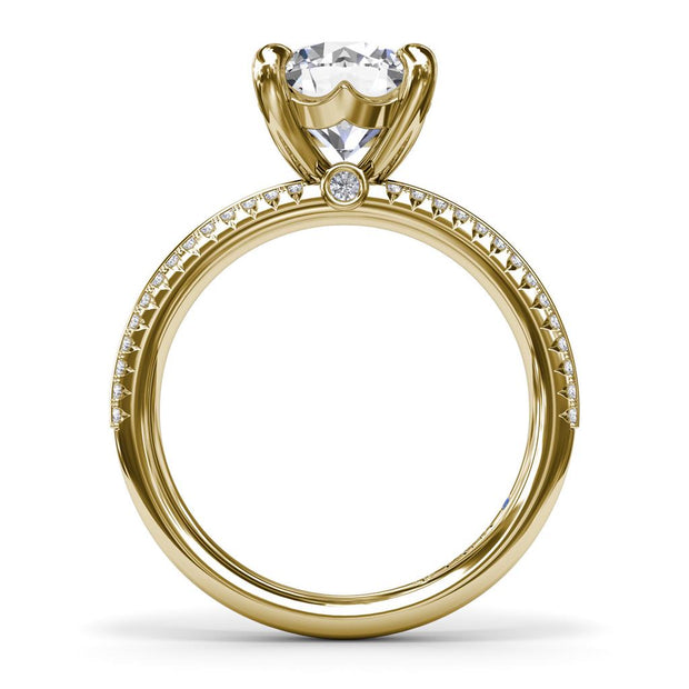 Fana Diamond Engagement Ring In 14K Yellow Gold