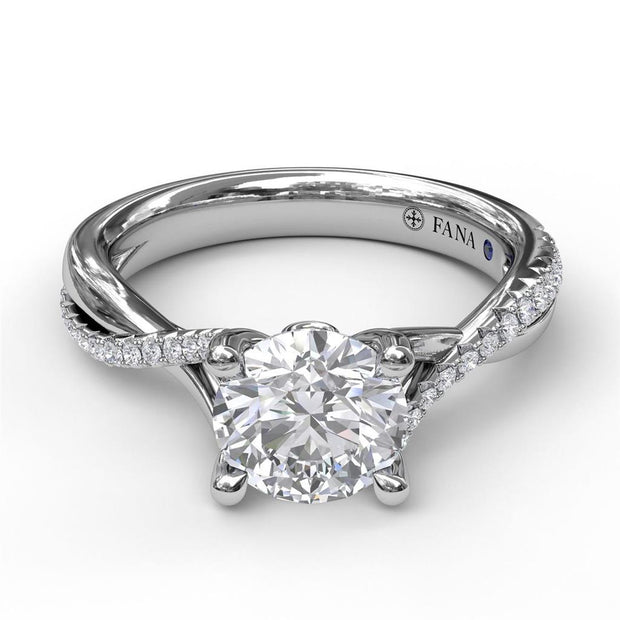Fana Diamond 14K White Gold Engagement Ring