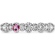 0.57 ctw. Behati Beaded Band with Sapphires in 18K White Gold