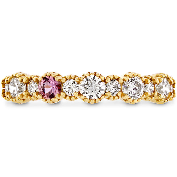 0.57 ctw. Behati Beaded Band with Sapphires in 18K Yellow Gold