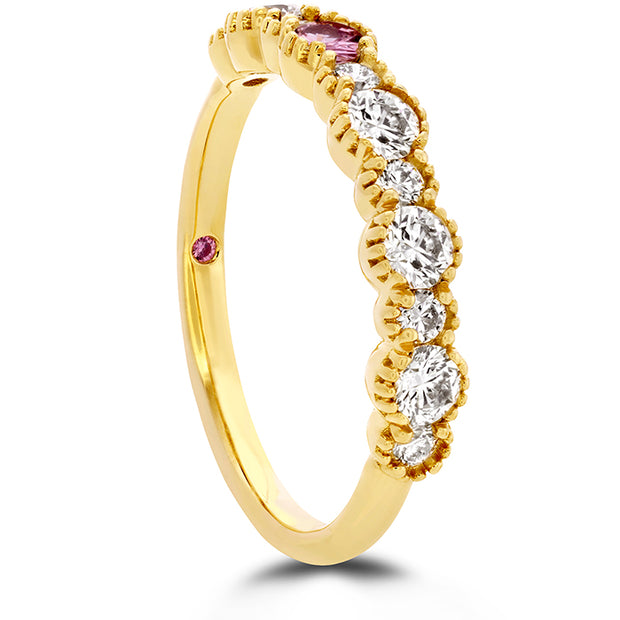 0.57 ctw. Behati Beaded Band with Sapphires in 18K Yellow Gold
