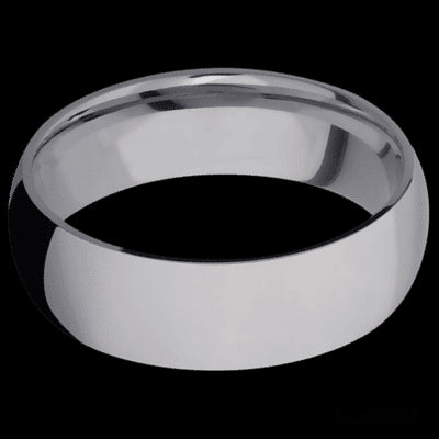 7 mm wide Domed Tantalum band.